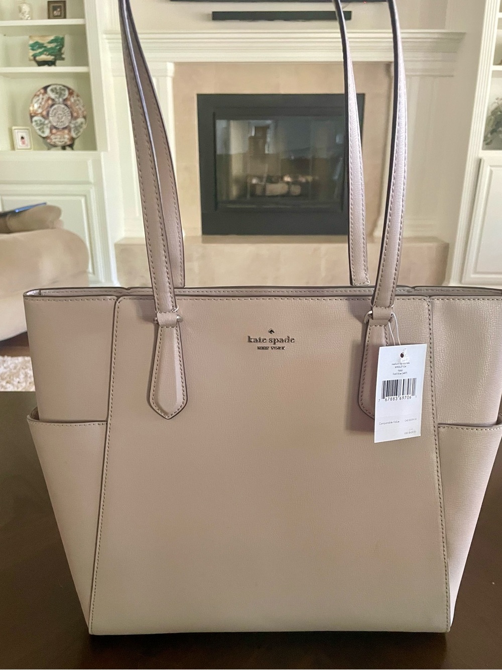 Kate Spade New York Tippy Top Zip medium tote